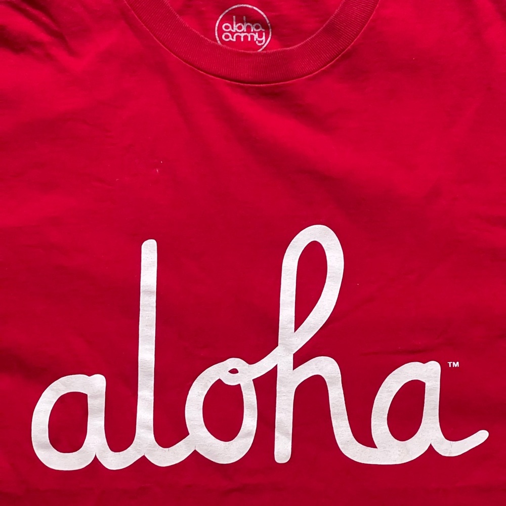 Aloha Army ‘aloha’ Tee